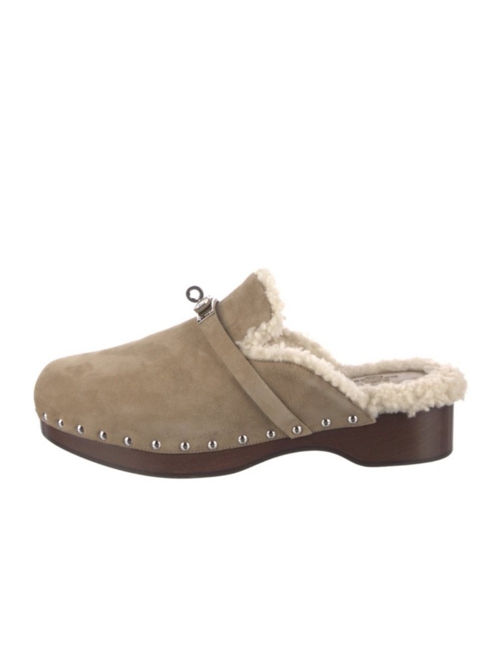 Hermes Carlotta Suede Mules Size 41